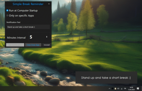 Simple Break Reminder ⚡ (Windows) - Image 2
